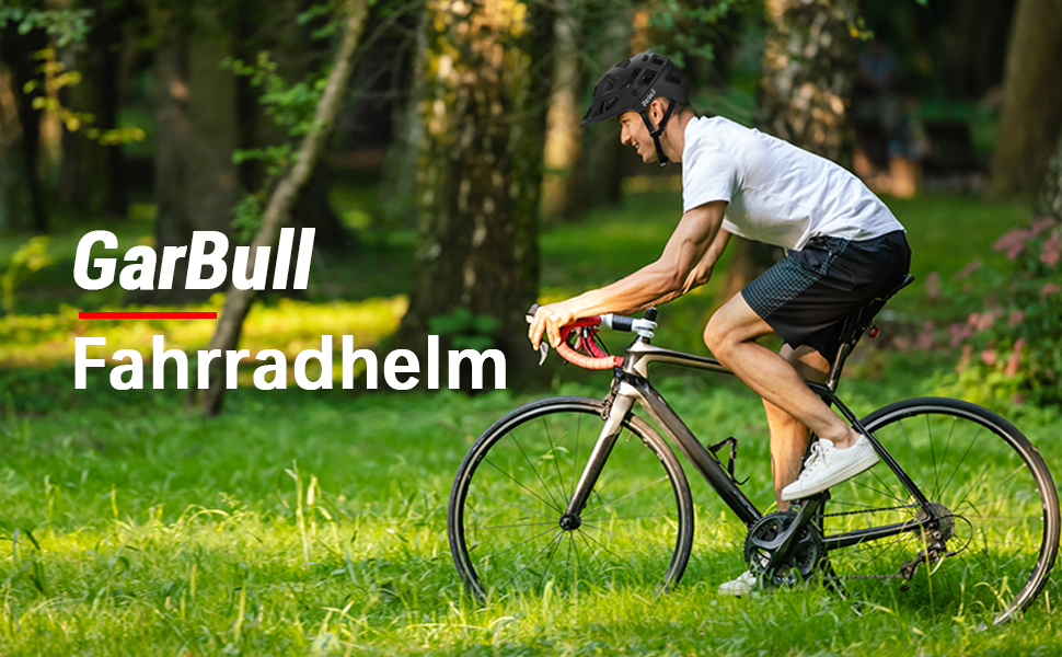 Шолом GarBull Adult MTB, регульований, L(59-62 см), чорний