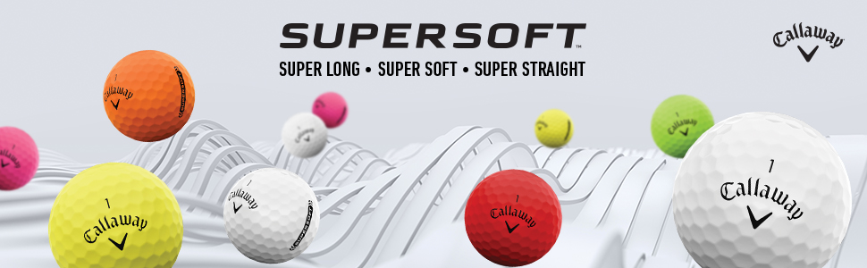 М'ячі для гольфу Callaway Supersoft 2023