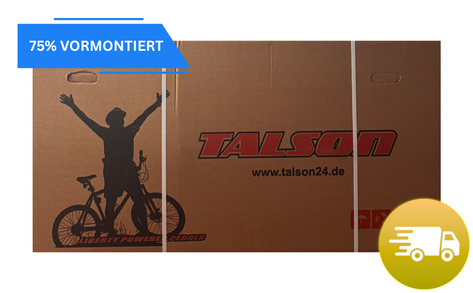Гірський велосипед Talson 24 дюйми з амортизаційною вилкою, ліхтарем та 21-швидкісним перемикачем Shimano FSTR, зелений