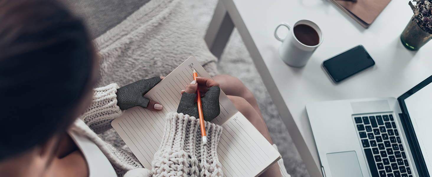 Кашемірові рукавички без пальців SUTIYO для чоловіків та жінок, теплі рукавички без пальців для водіння, їзди на велосипеді, спорту (темно-сірий)