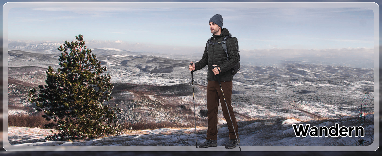 Чоловіча зимова куртка Outdoor Ventures степлена водонепроникна з капюшоном та кишенями, темно-синя (S)