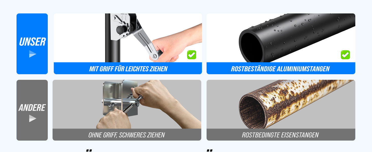 Професійна волейбольна сітка для саду з регульованою висотою, стійками з антикорозійним покриттям, лінією розмітки, м'ячем PU, насосом, натягувачами та сумкою для транспортування (9.75м*1м)