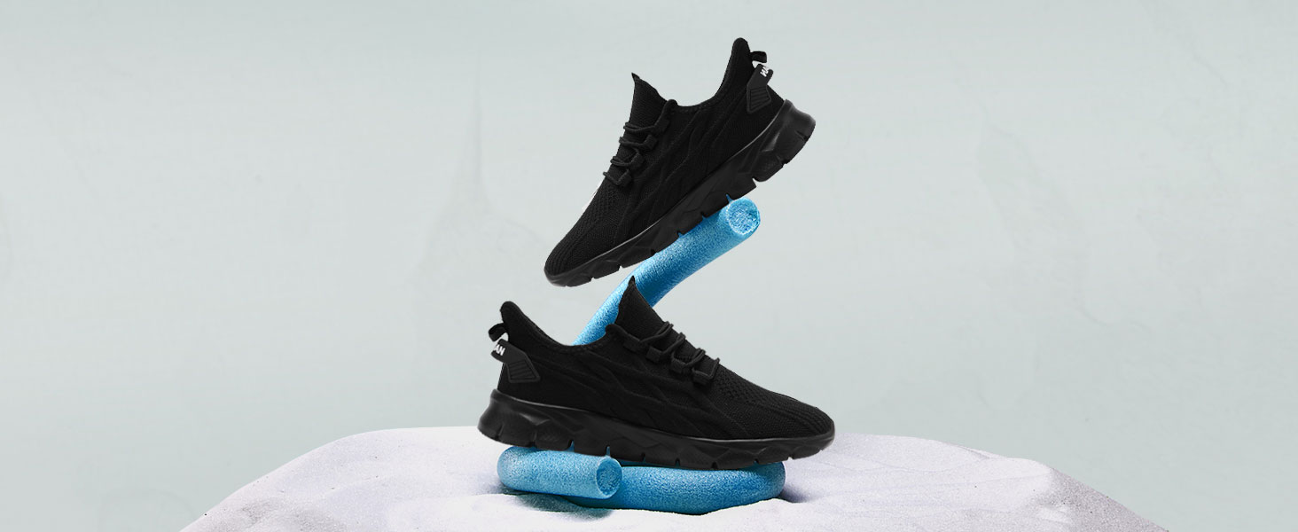 Чоловічі кросівки: спортивні, для бігу, тенісу, фітнесу, ходьби, чорні (39-49 EU)