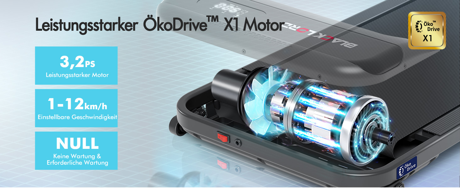 Walkingpad Laufband BLACK LORD MS2: біговий доріжки, 9-16 км/год, регулювання нахилу до 9%, 2.2-3.2 PS, до 140 кг, портативний, тихий, LED-дисплей, додаток, для дому та офісу, біг, фітнес-машина (чорний)