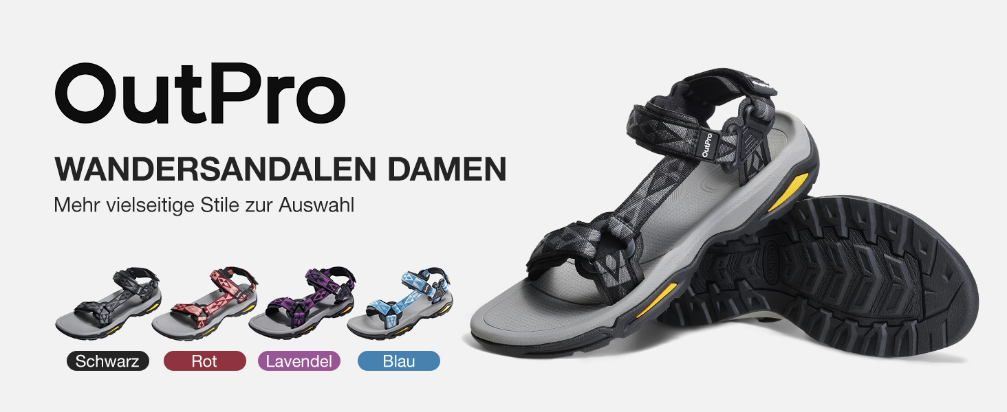 Жіночі сандалі для спорту та активного відпочинку Damen червоні 40 EU. Сандалі для трекінгу, пляжу, подорожей з підтримкою склепіння стопи. Дихаючі, зручні.