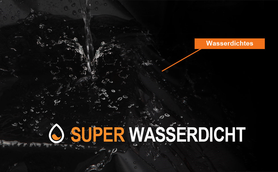 Захисний чохол для мотоцикла Motorrad, зимовий, водонепроникний, 210D, 275x105x125 см