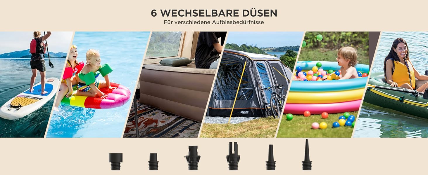 Електричний насос для SUP Litheli з акумулятором 12500mAh, 20PSI, автоматичне надування/здування, для надувних дощок