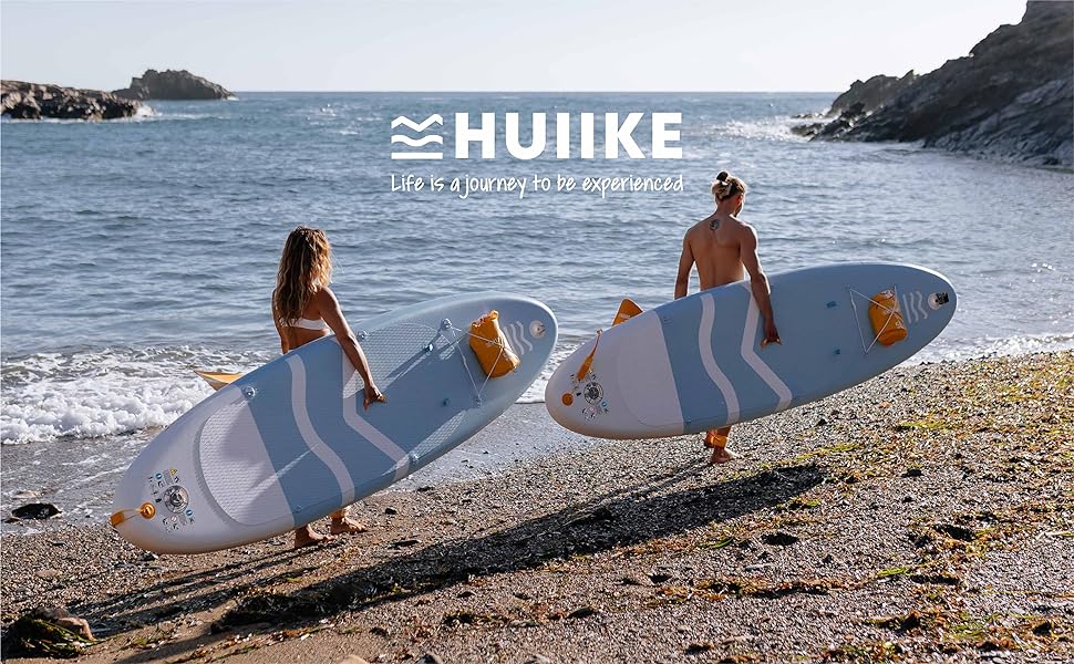 Високоякісні аксесуари для веслування Stand Up - HUIIKE Sup Board, дошка для веслування стоячи з подвійним використанням весла та сидіння для байдарки Веслування стоячи з великою стабільністю Весло для веслування стоячи синій