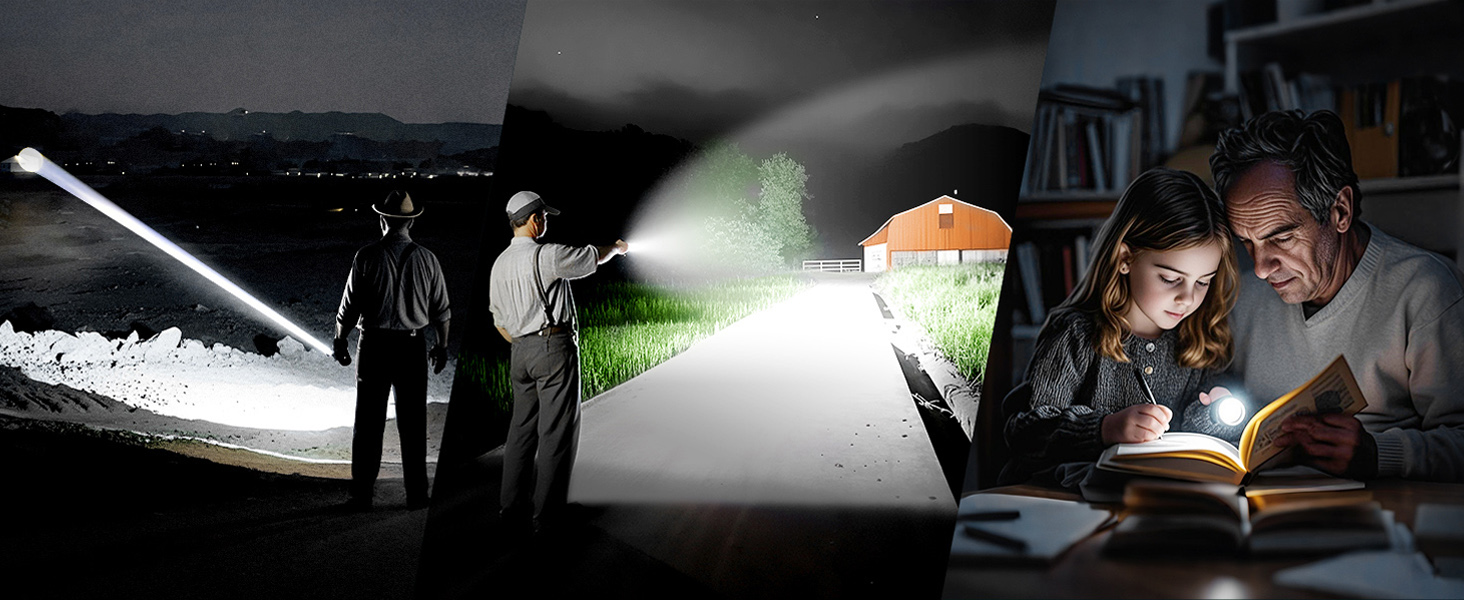 Ліхтарик LED SKYFIRE акумуляторний 5000 люмен, з функцією запалювання, зумом та Power Bank для кемпінгу та надзвичайних ситуацій