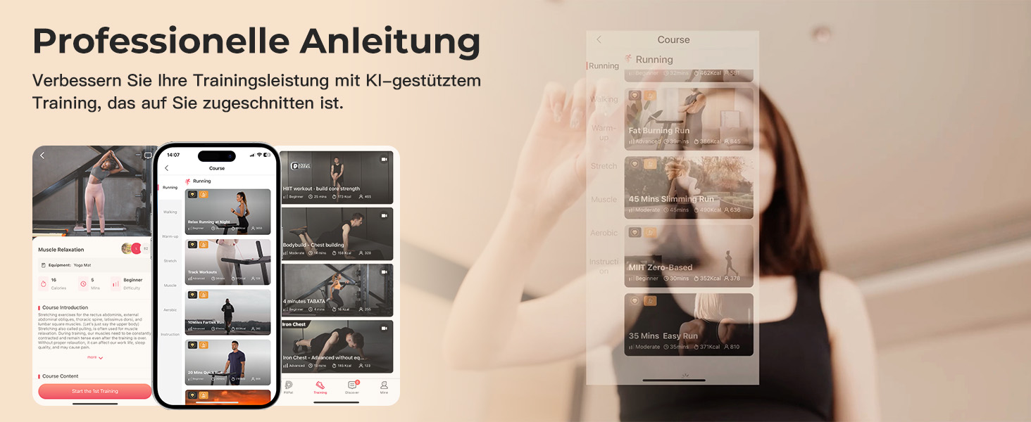 Гребний тренажер для дому з магнітним опором, 32 рівні, 136 кг, сумісність з додатком, LCD-дисплей, білий-помаранчевий