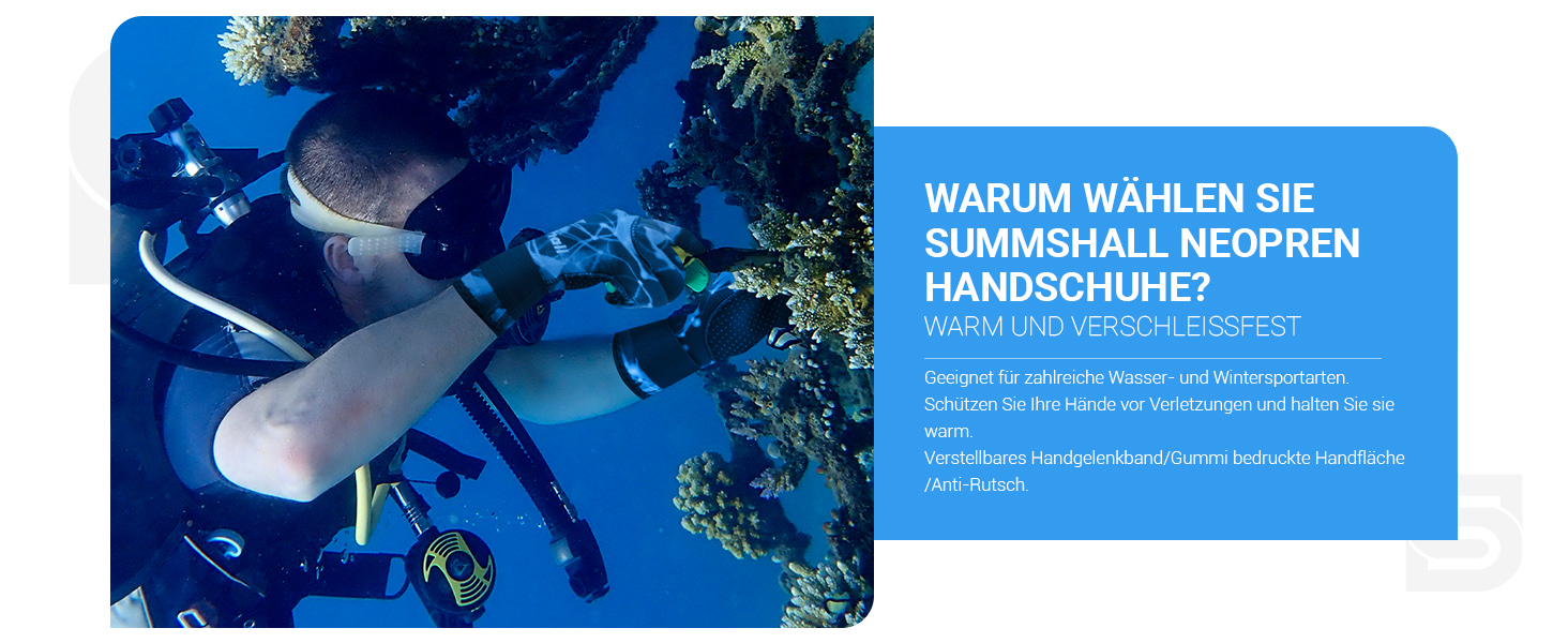 Рукавички з неопрену Sushall для чоловіків, 3 шт. - водолазні рукавички для дайвінгу, серфінгу, снорклінгу (L, чорний)