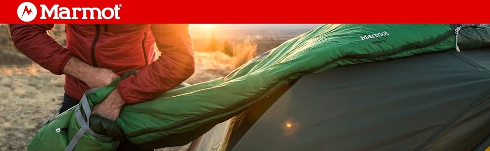 Спальник Marmot Trestles 30 (183 см) – легкий синтетичний спальник для кемпінгу та трекінгу, 3 сезони