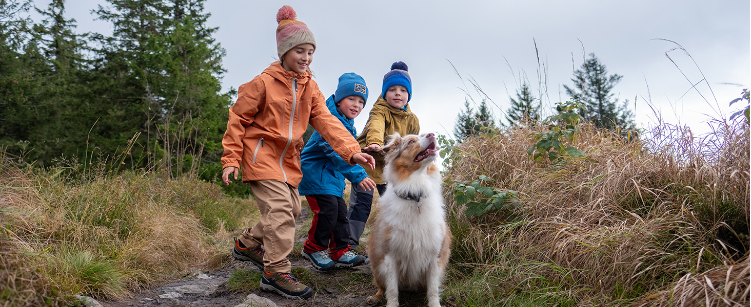 KEEN Targhee 4 Mid - водонепроникні трекінгові черевики для дітей, EU 35, Bison Brindle