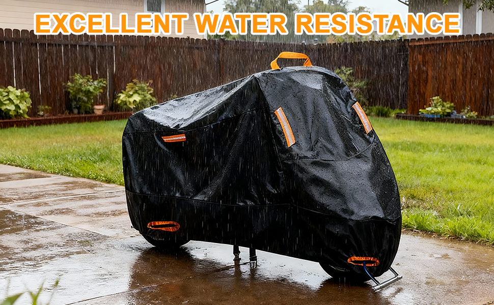 Водонепроникна мотоциклетна накривка Zorplex для захисту від пилу та сонця, 210D Oxford, до 245x105x125 см