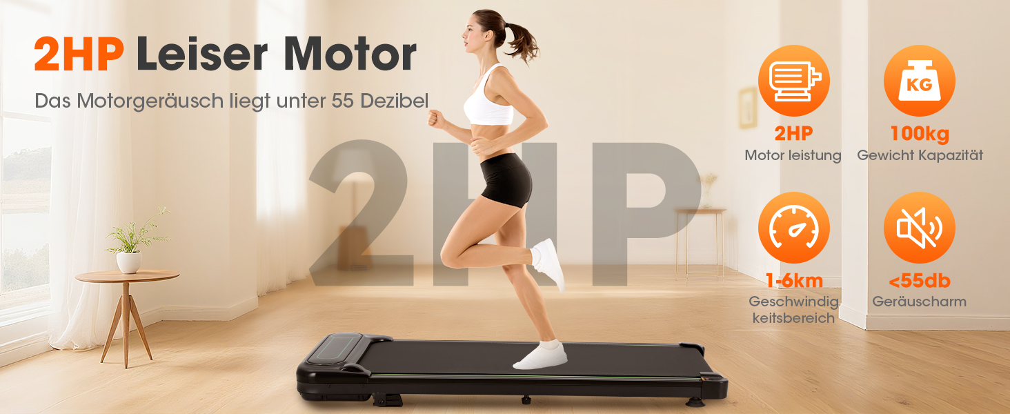 Бігова доріжка Alphaflow Walking Pad для дому та офісу з нахилом 4%, LED-дисплеєм та дистанційним керуванням