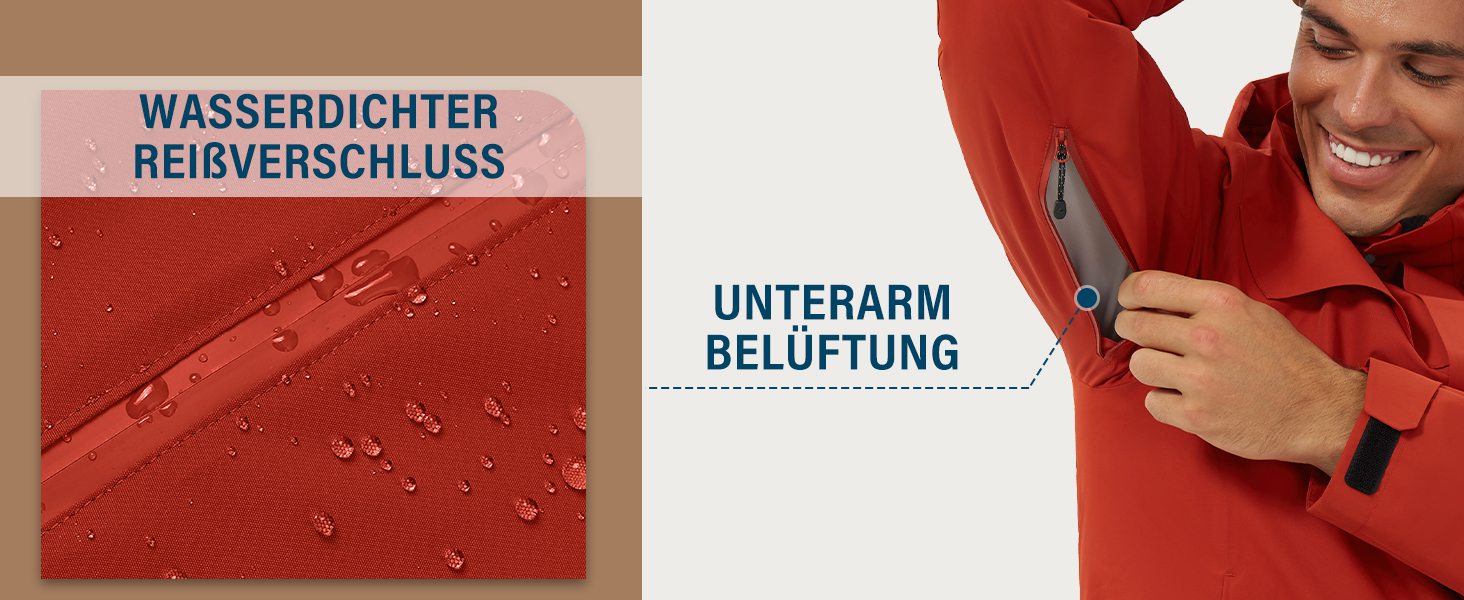 Чоловіча водонепроникна тепла дихаюча куртка для сноуборду та гірськолижного спорту, зимова куртка з капюшоном, Outdoor, сіра, розмір L