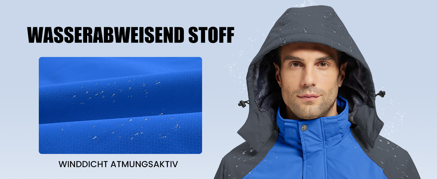 Чоловіча зимова куртка Jacken з флісовою підкладкою, водонепроникна, дихаюча, тепла, вітрозахисна, софтшелл знімним капюшоном, сіра (L)