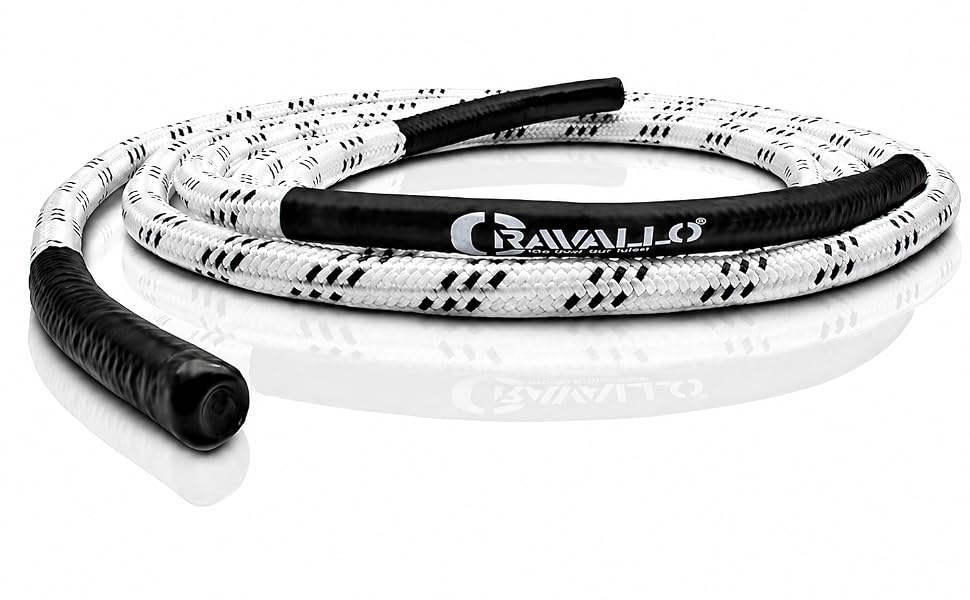 Професійна скакалка для стрибків Fatburner Speed Jumping Rope (3м) для боксу, MMA та HIIT, чорно-біло-синя