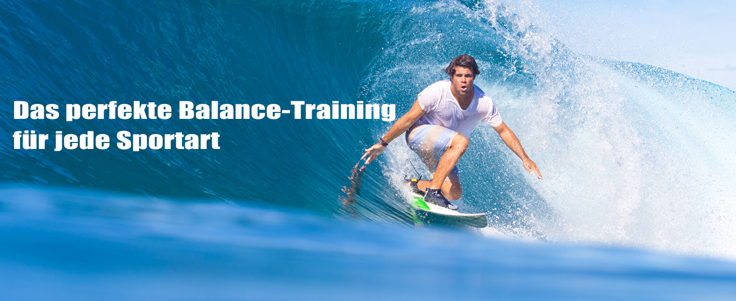 Дерев'яна баланс-дошка COSTWAY для дому: тренажер рівноваги, баланс-борд з пробковою кулею, 8 шарів високоякісної деревини, чорний колір