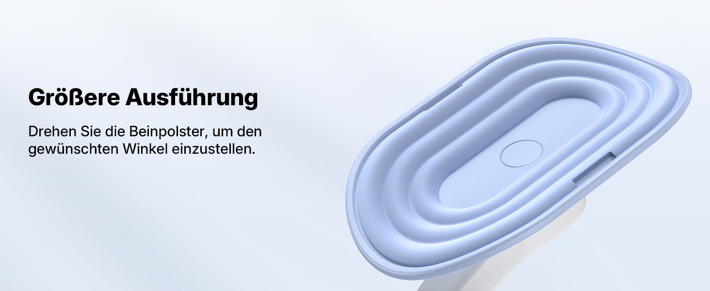 Тренування стегон MERACH Thigh Master – тренажер для ніг з регулюванням опору 400 N/600 N, 360° та тренажер для м'язів тазу для чоловіків та жінок. Фітнес-обладнання для дому, блакитний колір