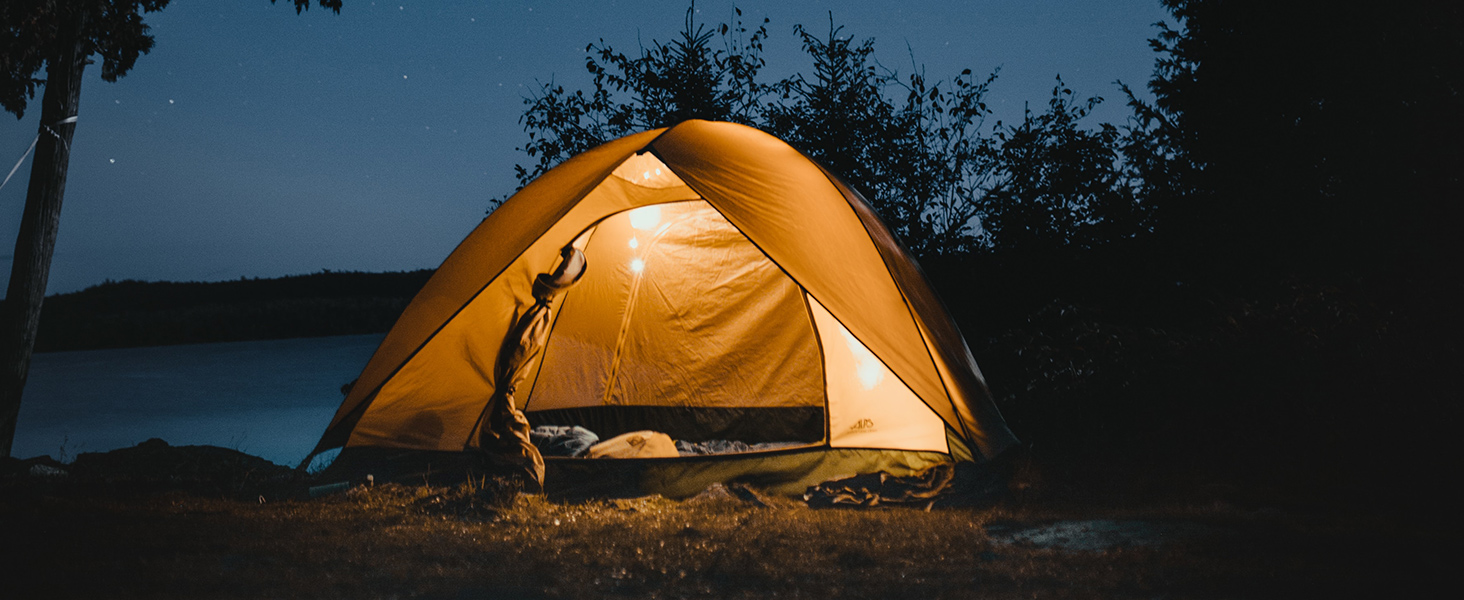Ліхтар кемпінговий LED 2000 люмен з акумулятором 9900mAh, 30W. Ліхтар для намету, пошуковий прожектор, аварійне освітлення для походів, кемпінгу та відключень електроенергії.