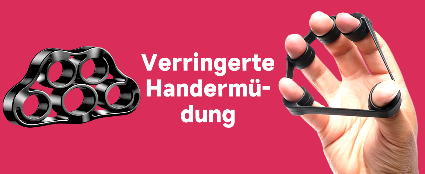 FitBeast Тренажер для рук та пальців, набір 5 шт. - регульований тренажер, тренажер для пальців, підтримка зап'ястя, кільце для тренувань та зняття стресу, чорний