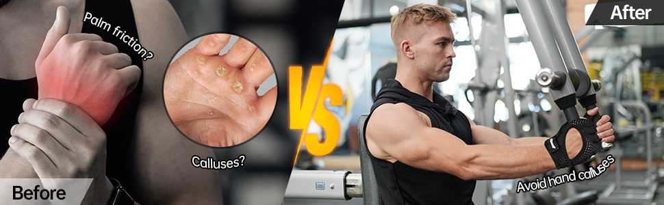 Фітнес рукавички для жінок та чоловіків: дихаючі рукавички для важкої атлетики, тренувань, спортзалу, бодібілдингу, силових тренувань, велоспорту. Чорний, розмір M