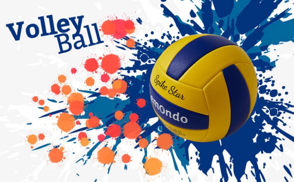 Волейбольний м'яч Lemondo PU для пляжного волейболу, м'який, водостійкий, з насосом. Підходить для гри та тренувань в приміщенні та на пляжі. Жовтий колір.