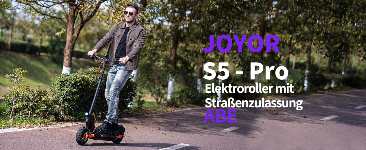 Електросамокат JOYOR S-Series, 48/60В, 13/18/26Ач, 40-90км, складний, шина 10