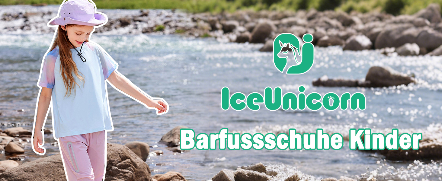 Дитячі шльопанці IceUnicorn для плавання та прогулянок: дихаючі, підошва без шкарпеток, рожеві (35 EU)