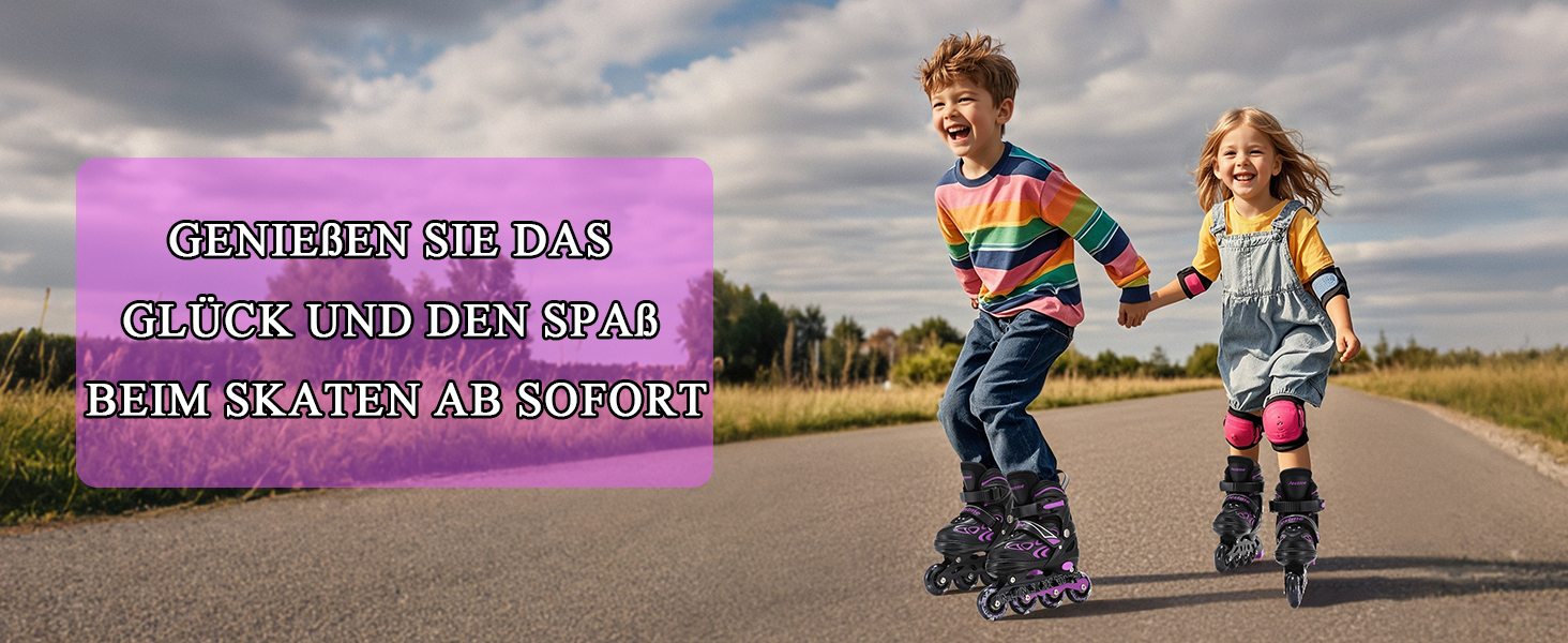 Роликові ковзани дитячі регульовані для дівчаток та хлопчиків, ролики інлайне з світловими колесами, розмір EU 32-36