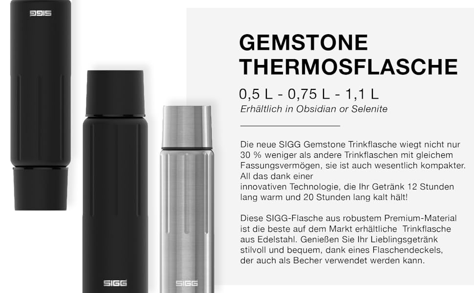 Термокружка SIGG Gemstone ONE 0,5 л, нетоксична, ізольована, герметична