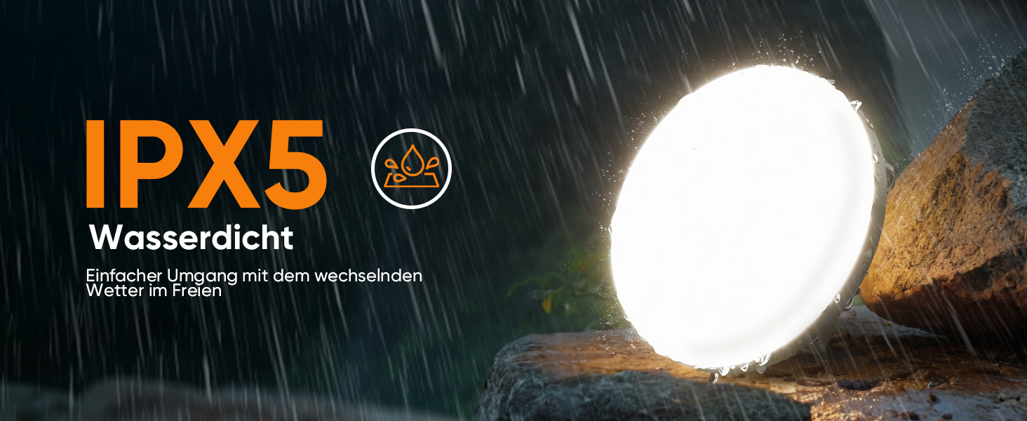 Eventek Кемпінговий ліхтар 12000mAh, 4000LM, LED, 4 режими, магнітний, IPX5, вологостійкий, перезаряджається. Ідеально для кемпінгу, намету, походу, аварійного освітлення. Зручний дизайн-ліхтар.