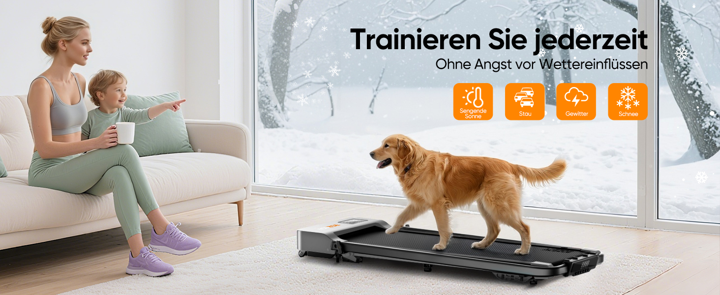 Біговий тренажер 6 в 1 для дому, складний, з регулюванням нахилу 10% та ручками. Макс. вантажність 135 кг, LED-дисплей, пульт дистанційного керування та додаток. Чорний та сірий.