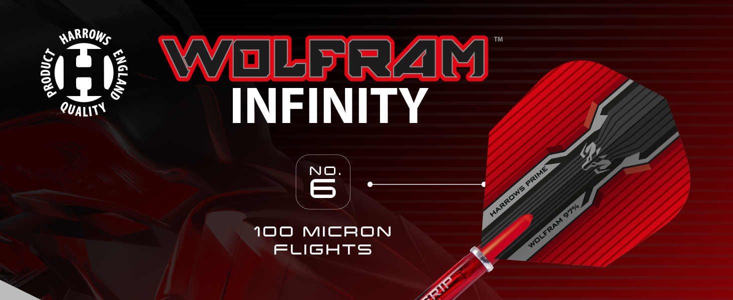 Дарти Harrows Wolfram Infinity 21г з вольфрамовим наконечником 97% - професійні дротики