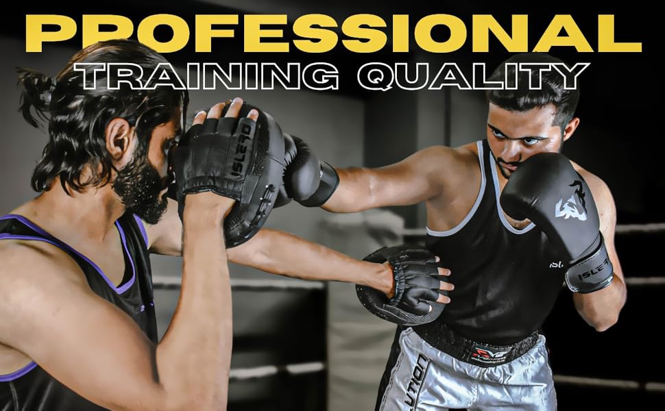 Боксерські подушки Islero Fitness чорного кольору для чоловіків та жінок: міцні, для ударів, MMA, муай-тай, кікбоксинг, хаки та джеб. Ідеальні для тренувань