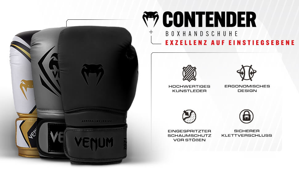 Боксерські рукавички Venum Contender - Компактні щитки для кулаків