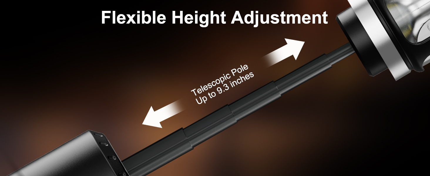 Налобний ліхтар-телескоп Campinglampe, 8000 mAh, LED, 3 кольори, регулювання яскравості, 2 джерела світла, ретро, для кемпінгу, саду, піших прогулянок, надзвичайних ситуацій