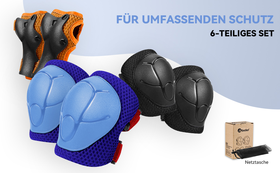 Набір захисту для дітей: наколінники, налокітники, рукавички. Підходить для роликів, скейта, скейтборда. Колір: зелений