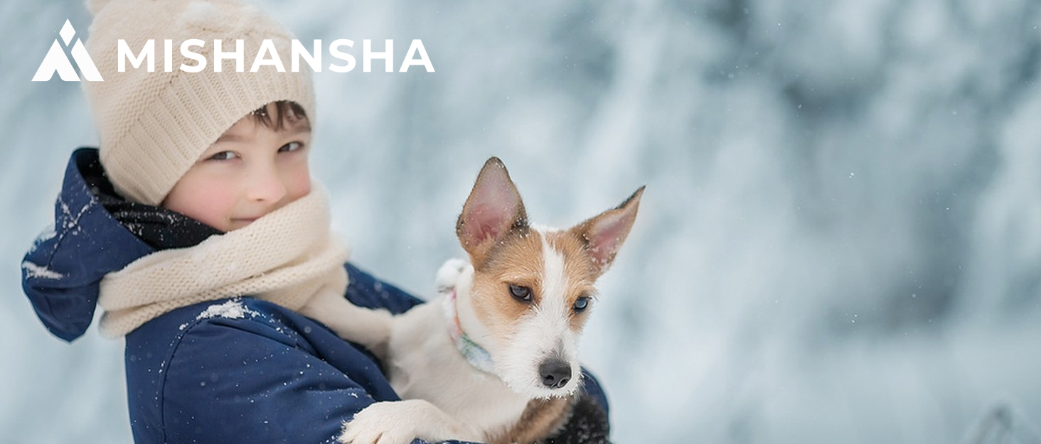 Дитячі зимові черевики Mishansha для хлопчиків та дівчаток, теплі, водонепроникні, коричневі, розмір 36 EU