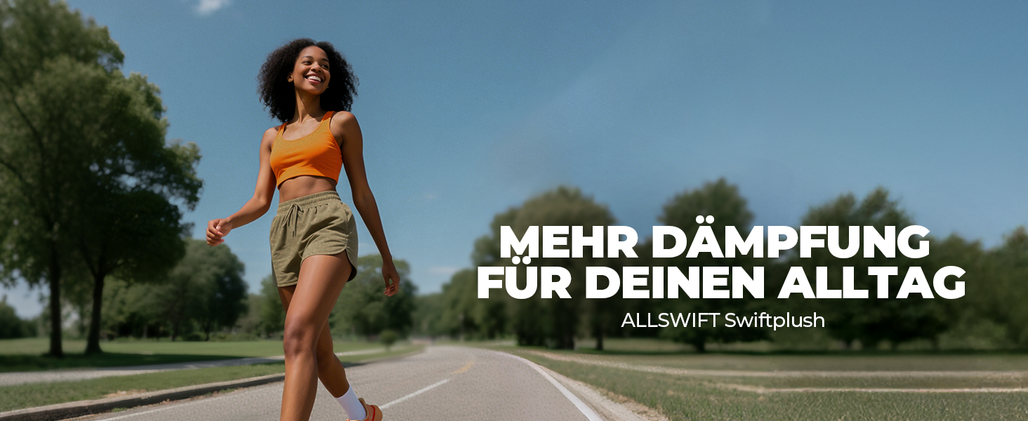 Жіночі кросівки для ходьби та бігу ALLSWIFIT — Спортивне взуття Slip-On без шнурівків, амортизація, протиковзні, бежеві, розмір 40 EU