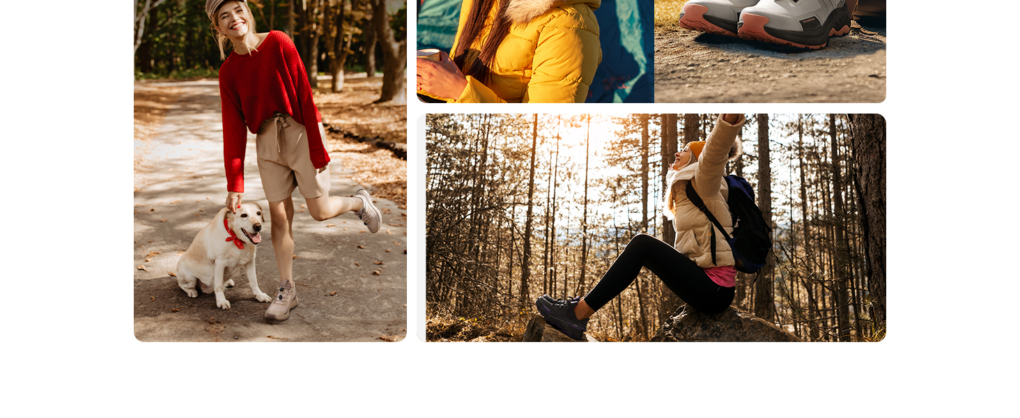 Жіночі трекінгові черевики NORTIV 8 - легкі, дихаючі, для хайкінгу та роботи, розмір 40.5 EU, колір хакі