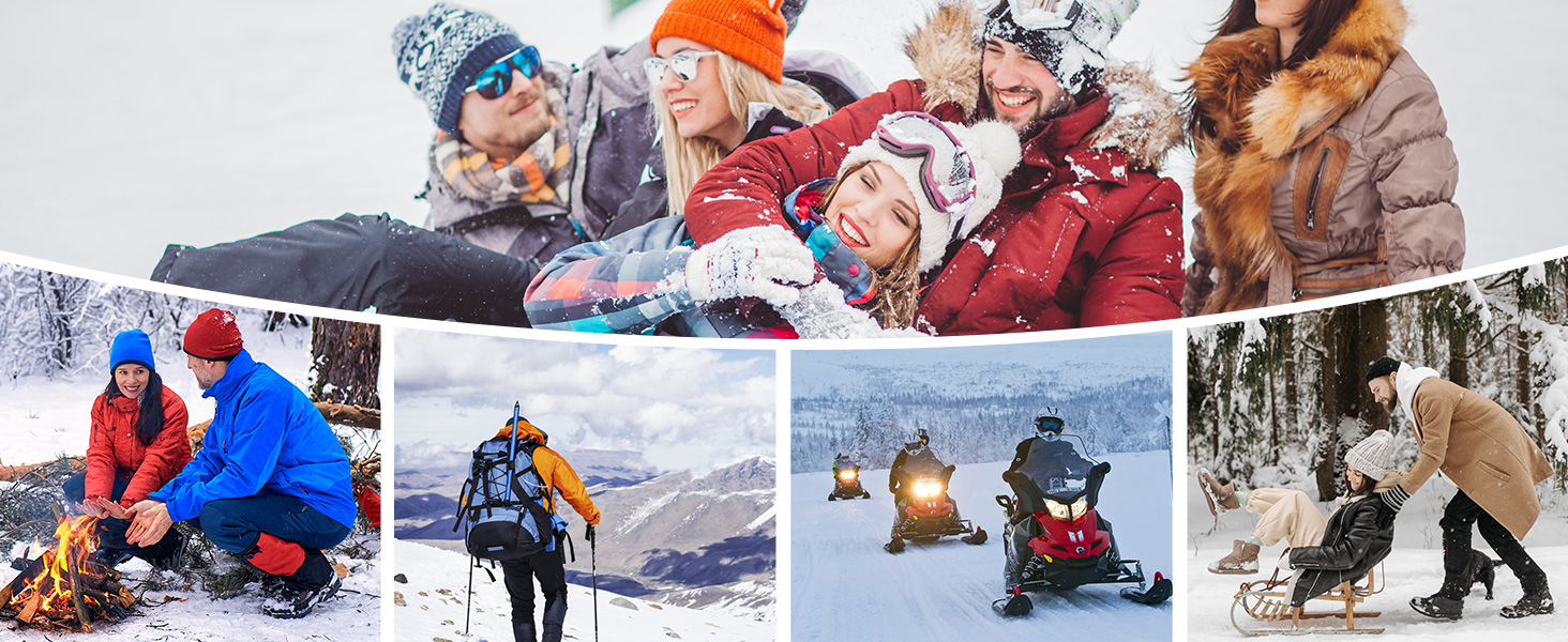 Зимові чоботи чоловічі жіночі, теплі, непромокаючі, для снігу, легкі трекінгові чоботи, чорні. Розмір 43 EU. Модель Z 1927