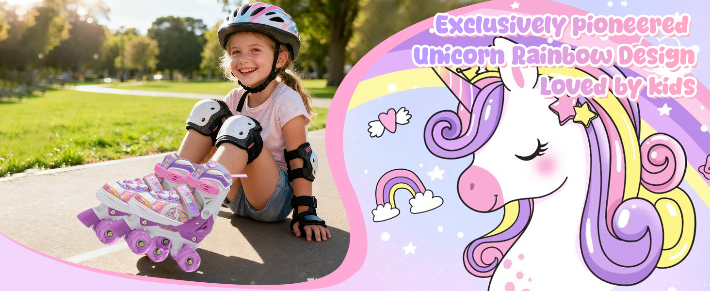 Ролики для дівчаток та хлопчиків, ролики для дітей, регульовані ролики з 8 світлодіодними колесами, розміри S (EU28-31), фіолетові