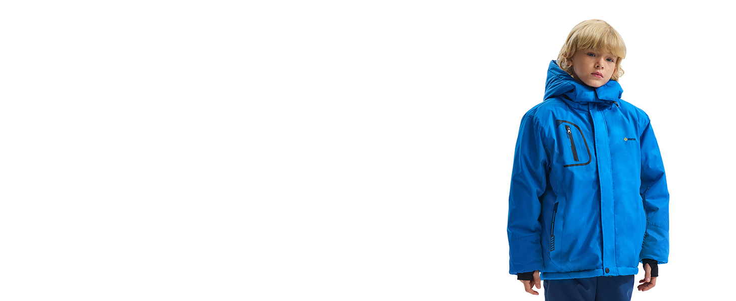 Чоловіча водонепроникна лижна куртка GEMYSE з флісовою підкладкою, чорна