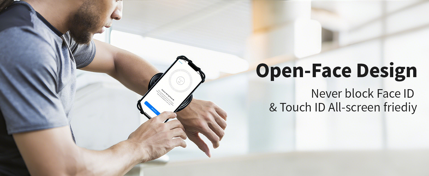 Спортивний браслет для телефону 360° Sportarmband для бігу iPhone/Samsung/Huawei 4-6.5