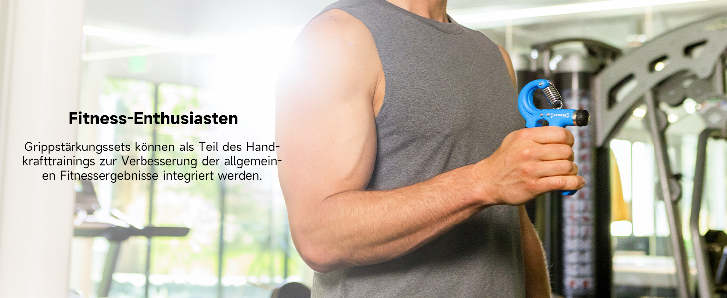 FitBeast Набір для тренування рук (5 шт.): підручник для підручника, фінгердехнер, м'яч для хвата, антистрес. Чорний