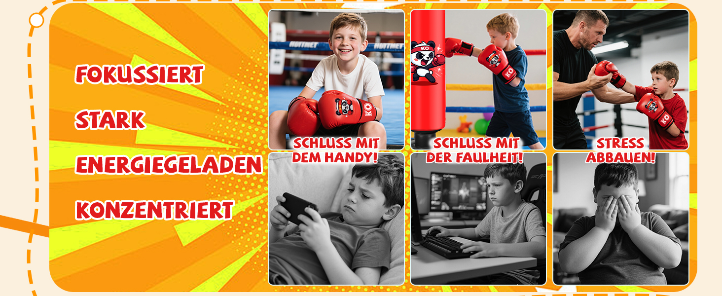 Груша боксерська дитяча Ninonly з рукавичками для боксу, карате, тхеквондо (130 см, Панда)