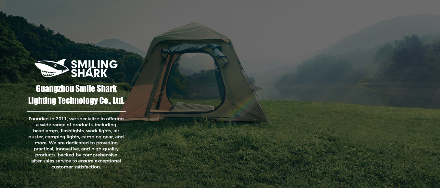 Ліхтар кемпінговий акумуляторний акумуляторний LED Shark з USB, IPX4, 5 кольорів, портативний, для відпочинку, походів, риболовлі, з брелоком