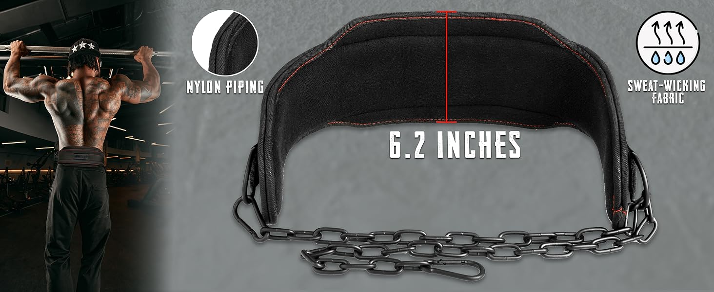 Пояс для віджимань EVO Fitness, міцний, регульована ланцюг, пояс для важкої атлетики, підтримка спини, пояс для підтягувань, чоловічий/жіночий, бодібілдинг, пауерліфтинг, чорний